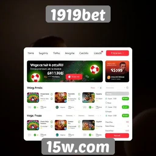 Experiência do usuário no design do site 1919bet